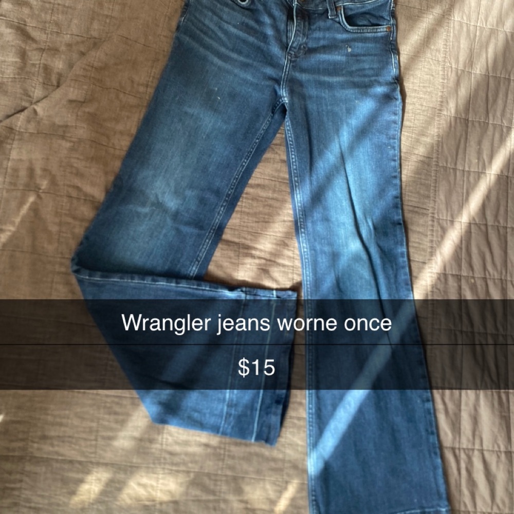 Wrangler Women's Classic Blue Straight Leg Jeans